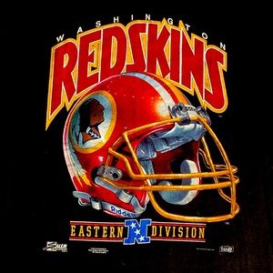 Vintage made in USA dead stock Washington Red Skins shirt
